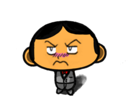 Man in Suit sticker #10398671