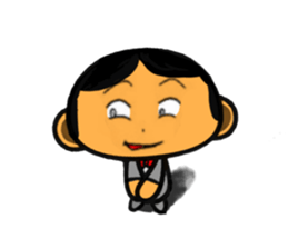 Man in Suit sticker #10398673