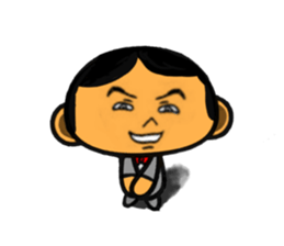 Man in Suit sticker #10398674