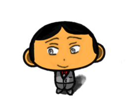 Man in Suit sticker #10398675