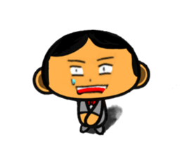 Man in Suit sticker #10398676