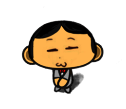 Man in Suit sticker #10398677