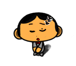 Man in Suit sticker #10398678