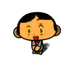 Man in Suit sticker #10398679