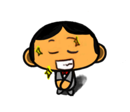 Man in Suit sticker #10398682