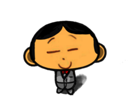 Man in Suit sticker #10398684