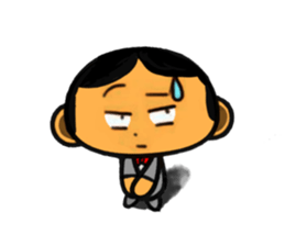 Man in Suit sticker #10398685