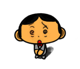 Man in Suit sticker #10398687