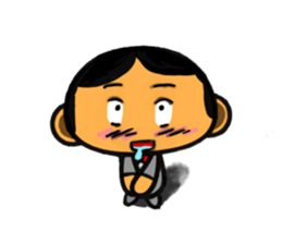 Man in Suit sticker #10398689