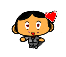 Man in Suit sticker #10398690