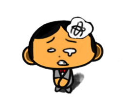 Man in Suit sticker #10398692