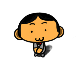Man in Suit sticker #10398693