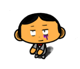 Man in Suit sticker #10398694