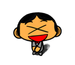 Man in Suit sticker #10398696