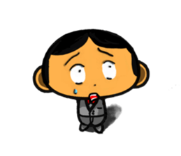 Man in Suit sticker #10398697