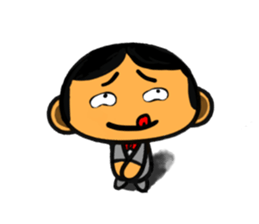 Man in Suit sticker #10398699