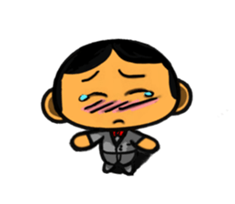 Man in Suit sticker #10398700