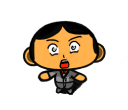 Man in Suit sticker #10398703