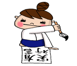 the teacher sticker of Odango U-ko sticker #10399090