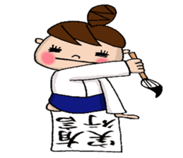 the teacher sticker of Odango U-ko sticker #10399090