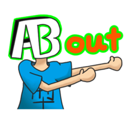 Blood type AB type sticker #10399113