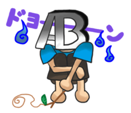 Blood type AB type sticker #10399121