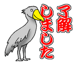 Everyday Conversation with Shoebill sticker #10399472
