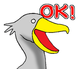 Everyday Conversation with Shoebill sticker #10399493