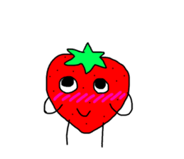 strawberry  life sticker sticker #10399712