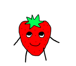 strawberry  life sticker sticker #10399721