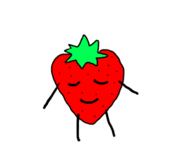 strawberry  life sticker sticker #10399722