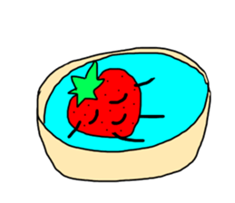 strawberry  life sticker sticker #10399725