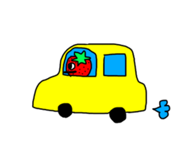 strawberry  life sticker sticker #10399726