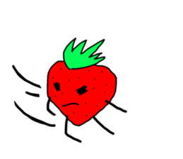 strawberry  life sticker sticker #10399727