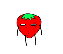strawberry  life sticker sticker #10399729