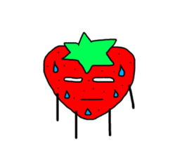 strawberry  life sticker sticker #10399730