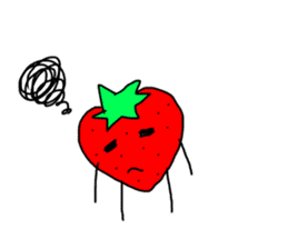 strawberry  life sticker sticker #10399731