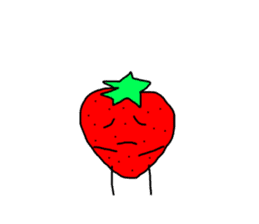 strawberry  life sticker sticker #10399732