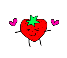 strawberry  life sticker sticker #10399737