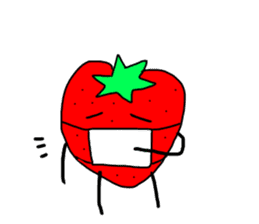strawberry  life sticker sticker #10399738