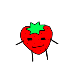 strawberry  life sticker sticker #10399740