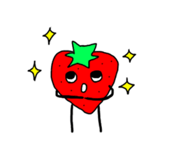 strawberry  life sticker sticker #10399741