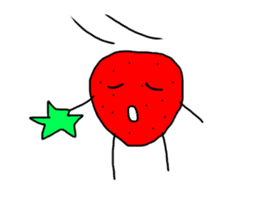 strawberry  life sticker sticker #10399746