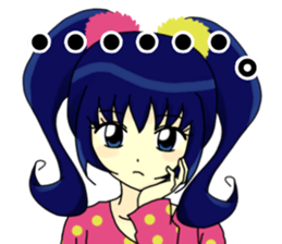 Lovely Navy Blue sticker #10400001