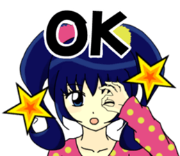 Lovely Navy Blue sticker #10400022