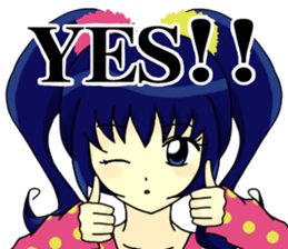 Lovely Navy Blue sticker #10400023