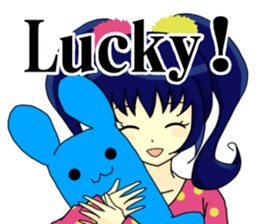 Lovely Navy Blue sticker #10400027