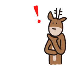 Deer of Japan ver.accident sticker #10400636
