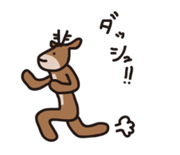 Deer of Japan ver.accident sticker #10400647