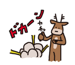 Deer of Japan ver.accident sticker #10400652